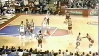 MICHAEL JORDAN: 61 pts vs Detroit Pistons (1987.03.04)