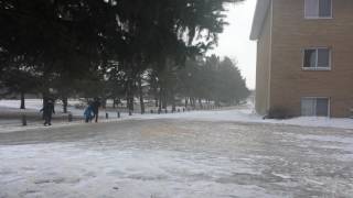 #skstorm blizzard -10C high winds