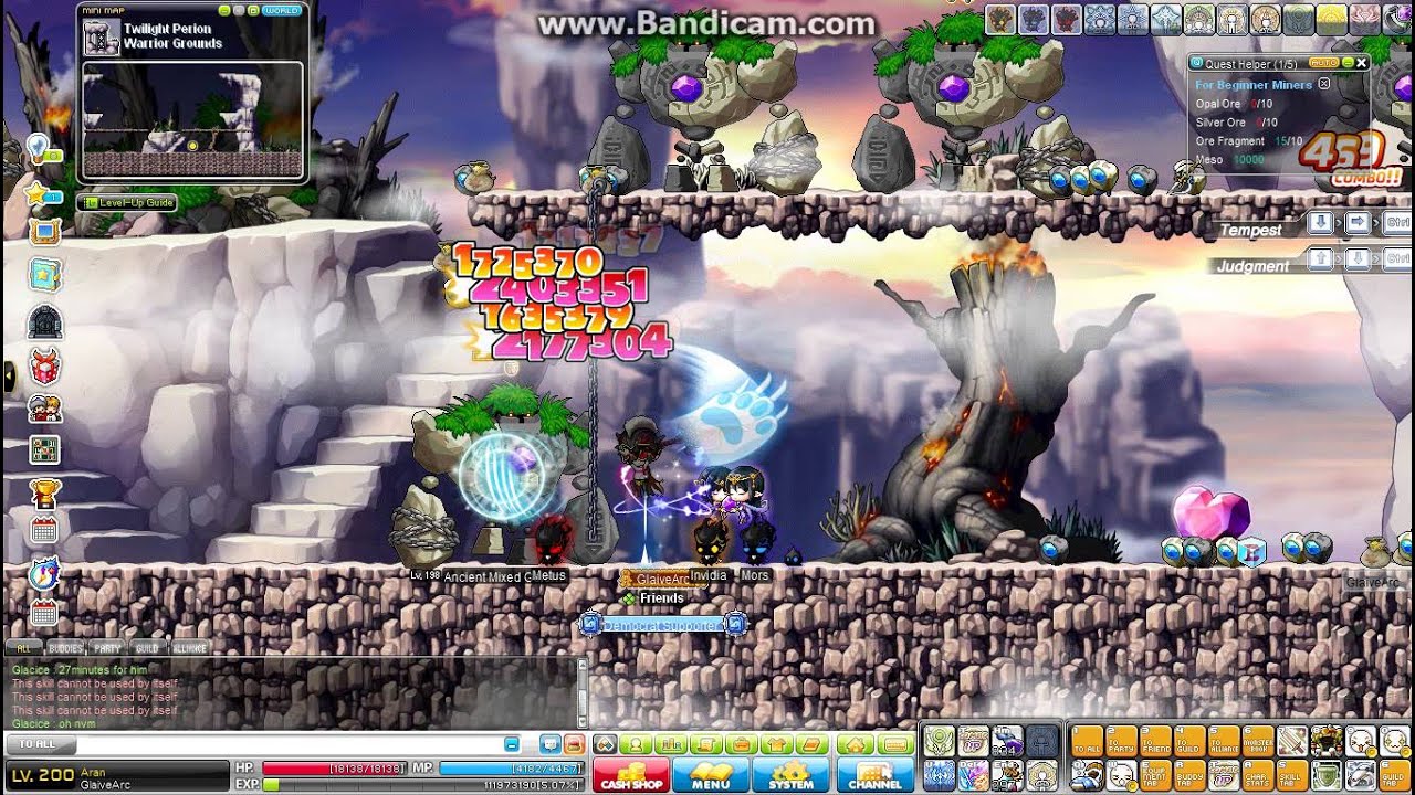 Aran in Future Perion's Mixed Golems Solo