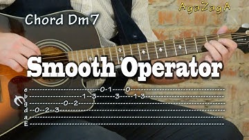 Smooth Operator - Guitar instrumental - Tabs Chords , como tocar, レッスン