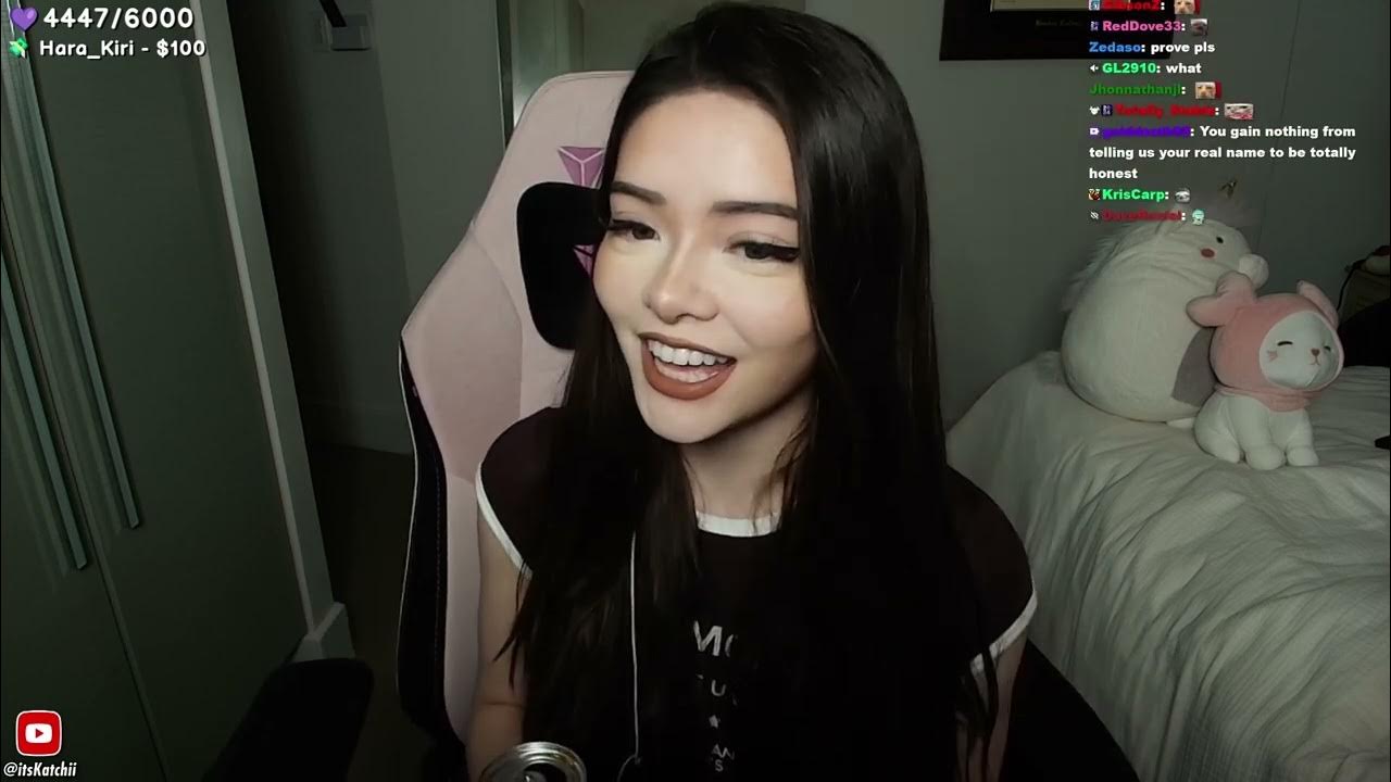 Katchii's REAL NAME is Cute - YouTube