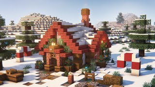 Minecraft How to Build | 🎄 Cozy Christmas Cabin Tutorial by MadenPlay 1,162 views 5 months ago 14 minutes, 47 seconds