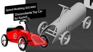 Discovolante Toy Car by Kartell Speed Modeling 3DS MAX