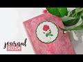 Junk Journal Rosa / Handmade journal / Diario scrapbook