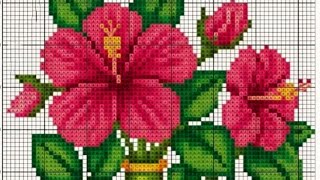 VERY BEAUTIFUL GRAPHIC CROSS STITCH DESIGN PATTERN 