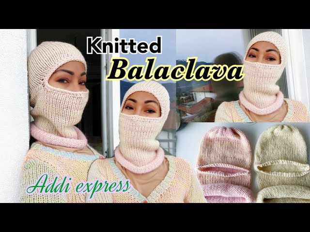 Balaclava knitting machine pattern made with Sentro 48/Addi Express - Knitting  Machine patterns