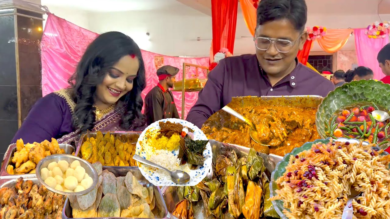 বিনা নিমন্ত্রনে বিয়ে বাড়ি | একটু লেট আপলোড করলাম | MUTTON | CHICKEN TANDOOR | VETKI PATURI | PULAO