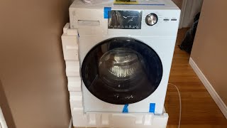 Wife Hooks Up Washer Dryer Combo Machine | Home Vlog