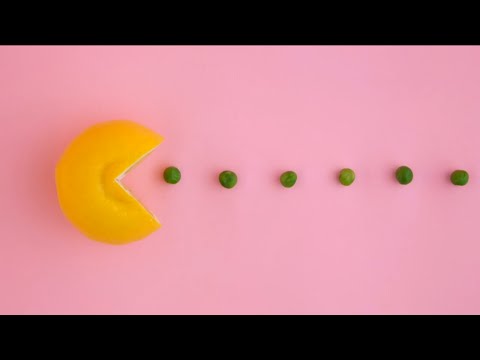 Video Stop motion animation fruit and vegetables