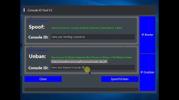 ★★ PS3 Console ID Tool Spoof/Unban ★★