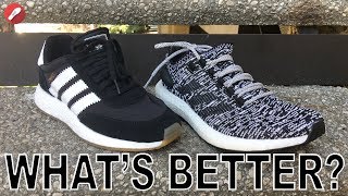 Adidas Iniki Runner vs Pure Boost 2017! What's More Comfortable? - YouTube