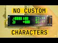 Smooth Animations, Slick Bar Graphs, But No Custom Characters On This 16×2 OLED - Hackaday