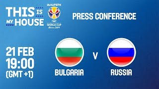 Bulgaria v Russia - Press Conference