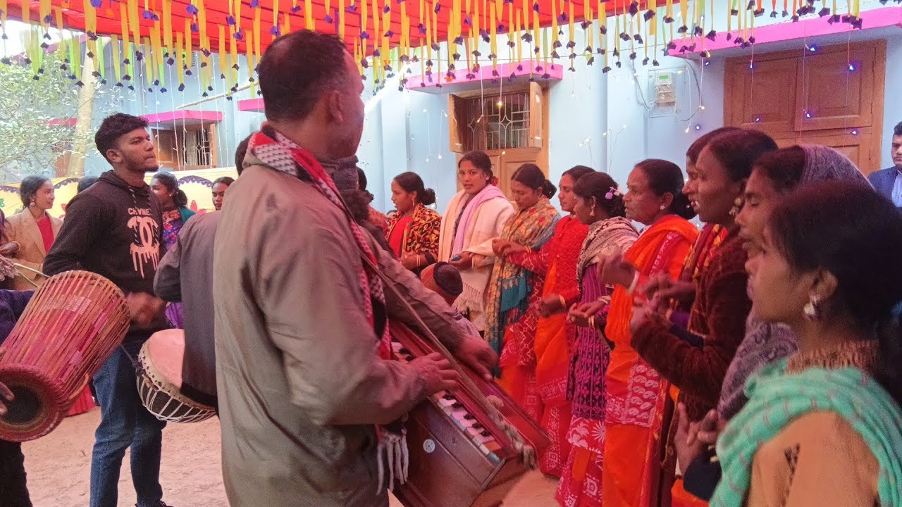 দিনাজপুরের মেয়েদের অসাধারণ  সানতালি নাচ ||SANTALI BAPLA DANCE VIDEO 2026