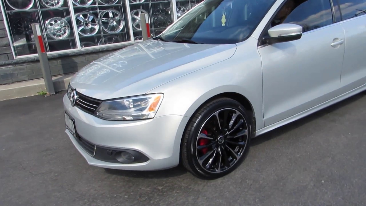 Volkswagen, jetta, 18, inch, matte, black, rims, spokes, alloy, wheels, cus...