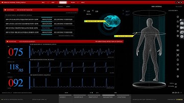 Advanced Medical HUD UI Motion Graphics  Short Film || After Effects || Compositing || VideoHive