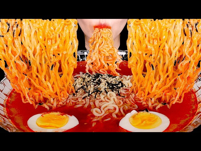 ASMR MUKBANG | 불닭냉면 먹방 Buldak Cold Noodles EATING SOUNDS