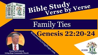 Family Ties!     Genesis 22:20-24   -  Living Hope Today