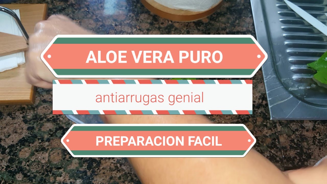 manualidades raudales preparacion facil Aloe Vera..antiarrugas, cicatrizante, calmante, antimanchas, regenerante