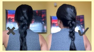 Quick Braid Hack For long hair, medium hair | Easy Hairstyles, Hair Hacks | Bhawna Bansal