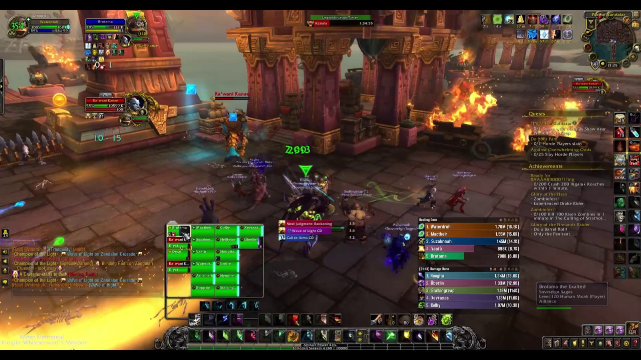 Champion of Light - Battle of Dazzar'alor, Sovereign Sages' First Kill