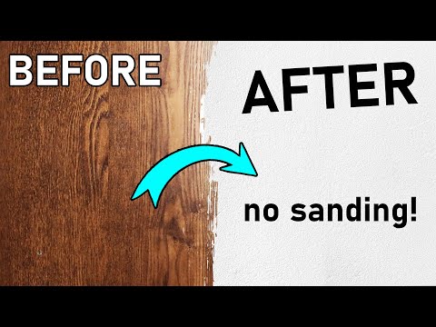 HOW TO PAINT LAMINATE FURNITURE ? no sanding ?