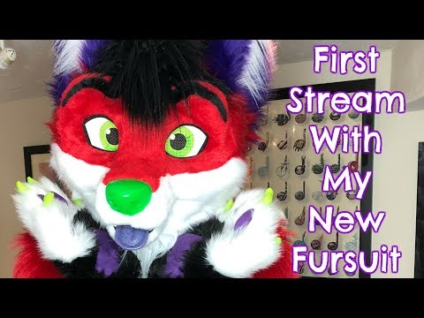 First Live Stream With MY NEW FURSUIT - First Live Stream With MY NEW FURSUIT