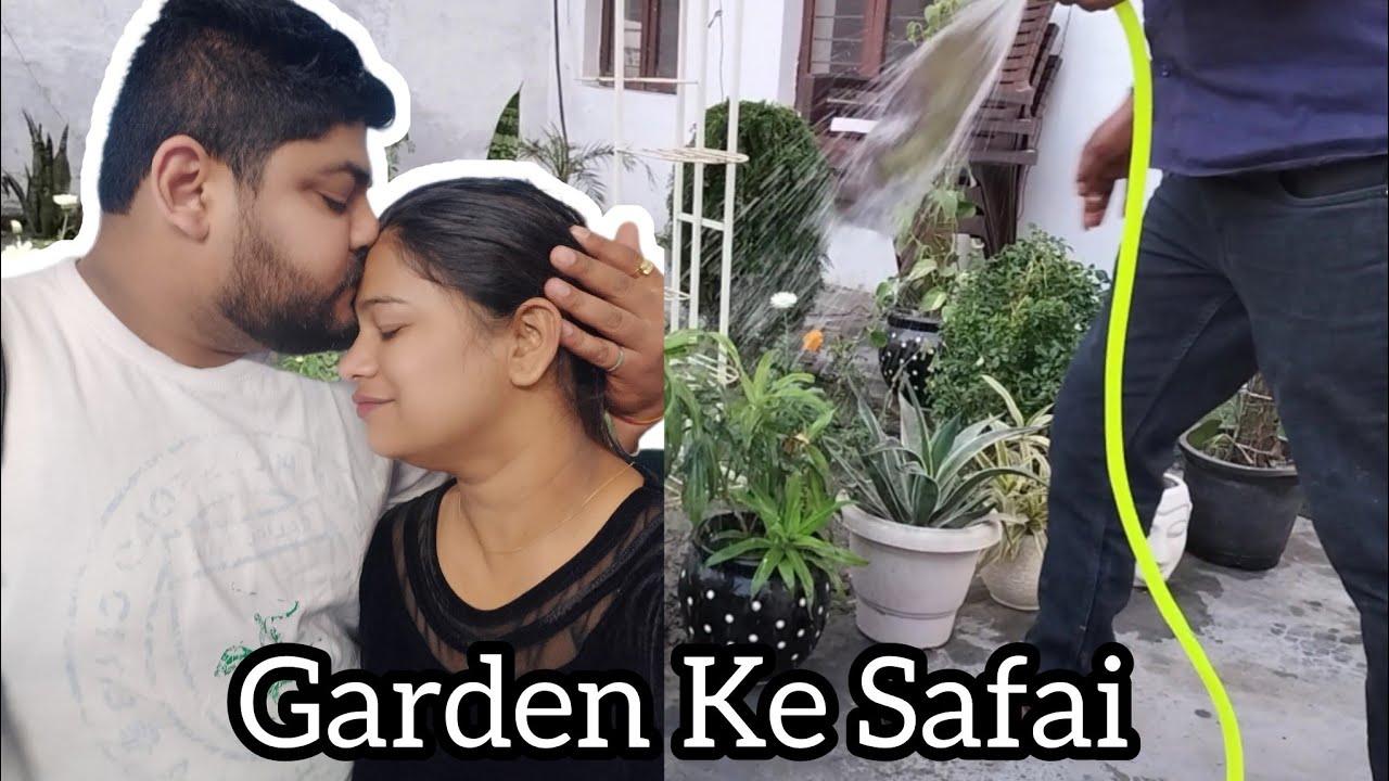 Aaj Mali Bhaya Ne Ke Garden Ke Safai | Daily Vlogging 