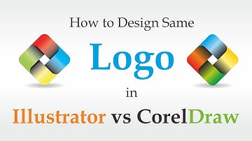 how to design same logo -- coreldraw vs adobe illustrator