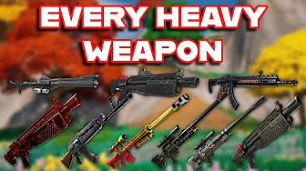 Ranking EVERY HEAVY WEAPON In FORTNITE HISTORY From WORST To BEST