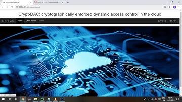 Crypt-DAC: Crypto graphically Enforced Dynamic Access Control in the Cloud - PYTHON