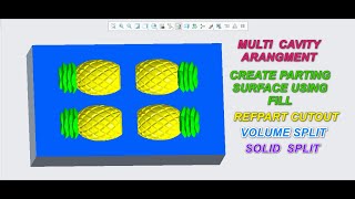#MULTI CAVITY #MOLD DESIGN #CREO PARAMETRIC 7.0