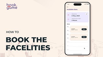 Booking a Sports Facility with 