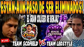 TEAM SCOFIELD vs TEAM LEOSTYLE [BO1] - Apunto de ser ELIMINADOS! - EL GRAN COLISEO DE BENJAZ DOTA 2