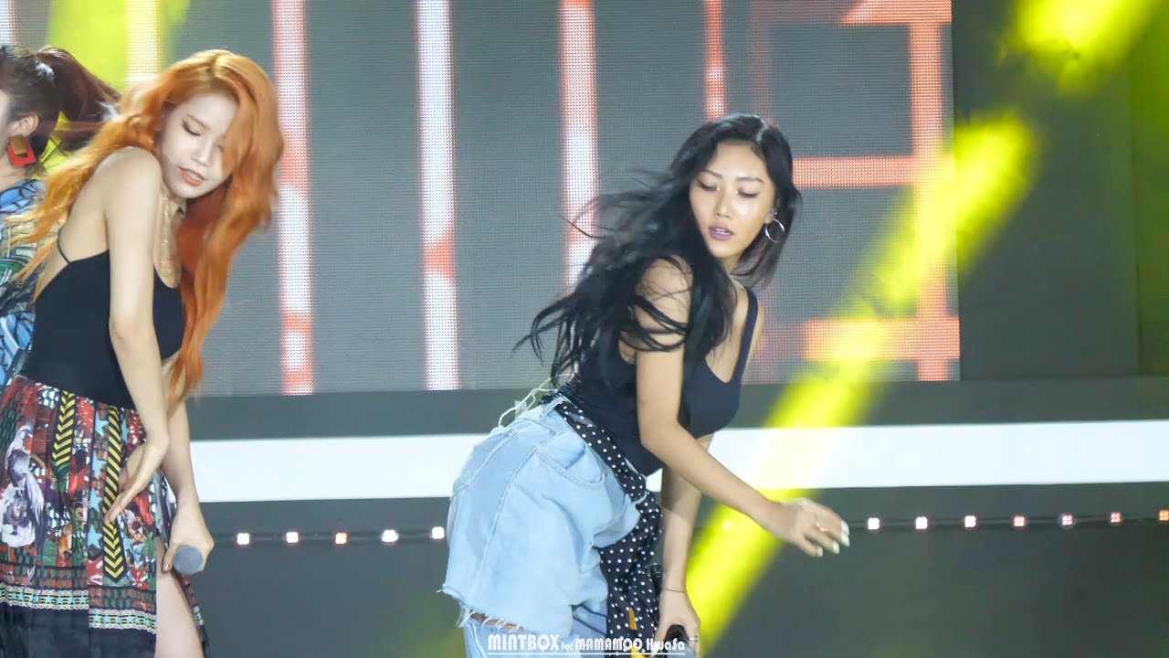 [4K] 180724 영덕 더쇼 '잠이라도 자지+너나 해' 마마무 화사 직캠 (Mamamoo Hwasa Fancam)