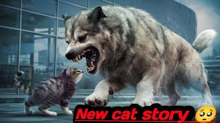 NEW CAT SAD STORY 😭 || KITTEN AND GRANDMA STORY 😭#catlover #subscribe #cat