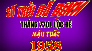 Số trời đã định, tháng 7 dương lịch - tử vi Mậu Tuất 1958 - lộc về tới tấp phúc khí tụ đỉnh cực cao!
