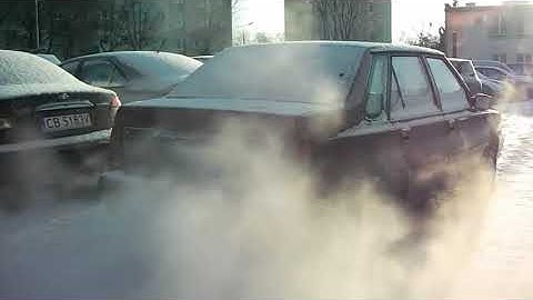 Extreme car cold start compilation #72 | Odpalanie samochodów na mrozie -25