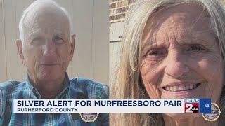 TBI issues Silver Alert for missing pair out of Murfreesboro