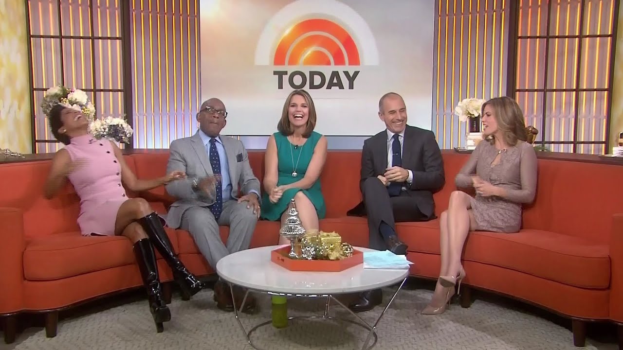 Tamron Hall in shiny boots - 3-Dec-2014