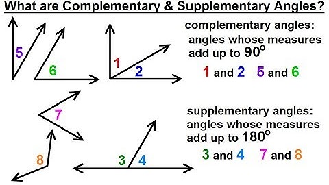 Geometry - Ch. 1: Basic Concepts (23 of 49) What are Complementary and Supplementary Angles?