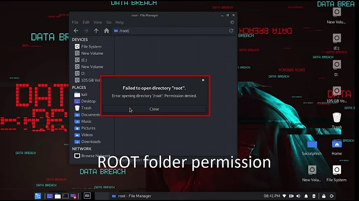 Kali Linux-solve “root folder permission denied “|Root file access in kali |root permission in linux