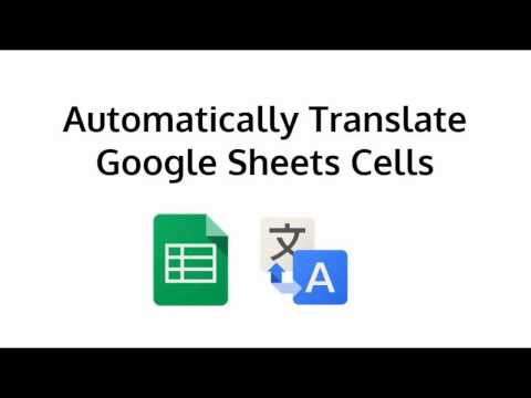 How To Automatically Translate Google Sheets Cells Youtube
