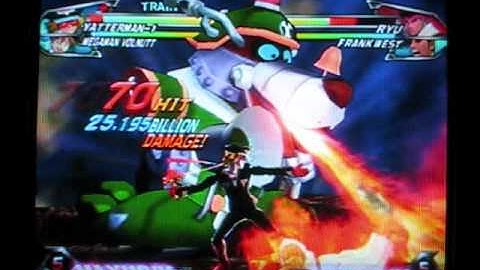 Tatsunoko vs Capcom Ultimate All-Stars corner combo exhibition II