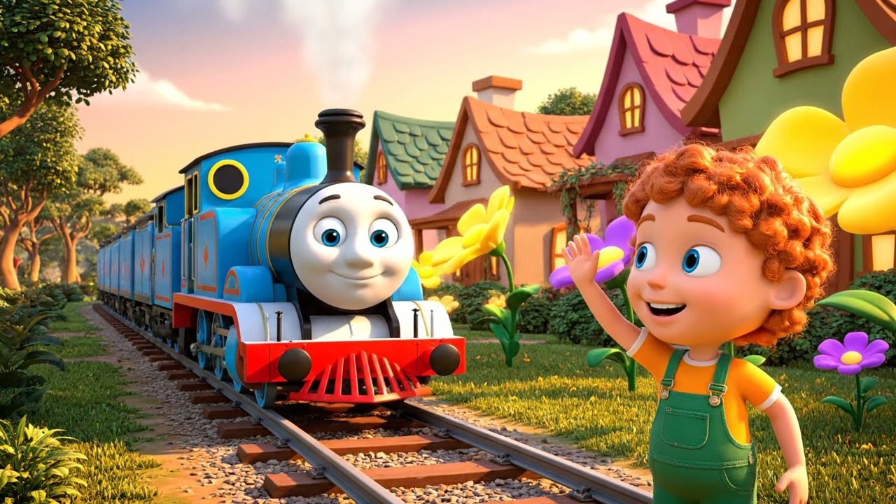 The Sleepy Train Went to the Beach 🚂 | Nursery Rhymes for Kids & Baby Songs