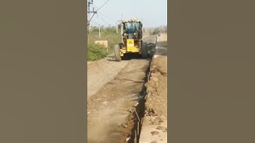 Motor Grader SOLG Bank cut #grader #gradermachine#construction