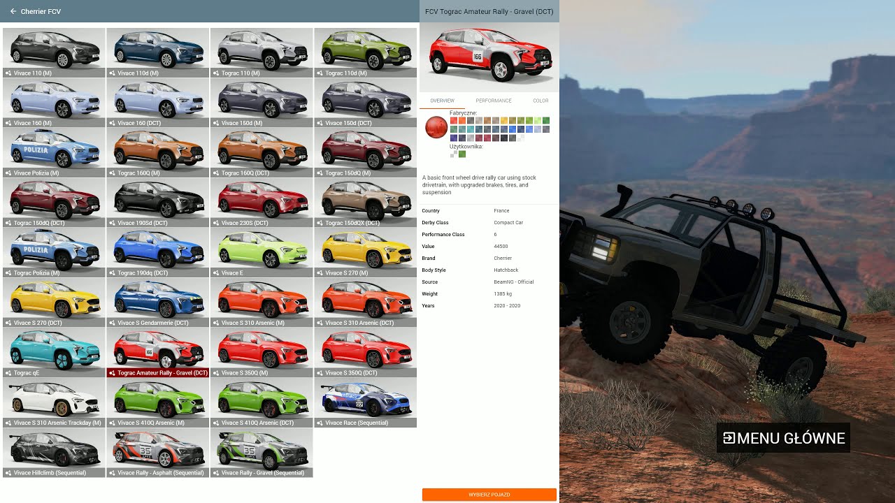 Карта для ралли для beamng drive