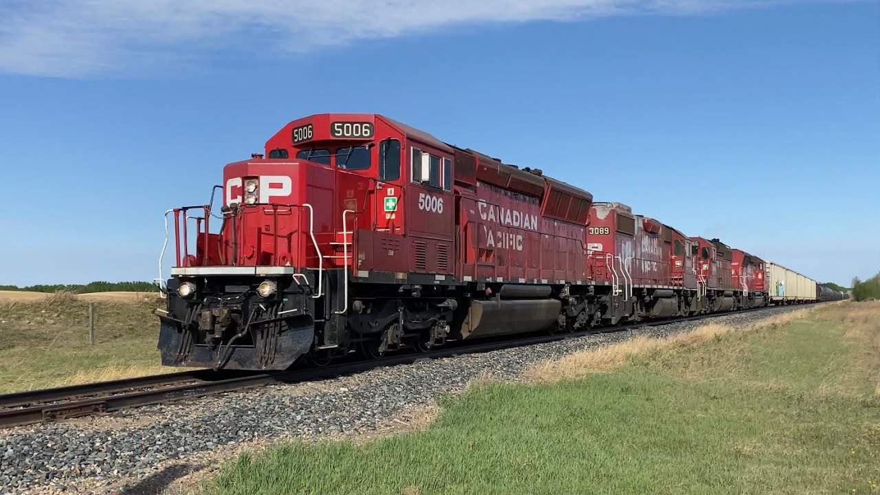 N6521 CP 5006W Mile 56.1 CP Lloydminster Sub (Neilburg, SK) YouTube