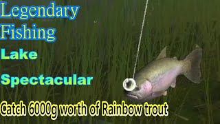 レインボートラウト を6000g 釣り上げろ [ SWITCH ] [ 釣りゲーム ] レジェンダリー フィッシング スぺクトル湖 ミッション 1 screenshot 4