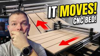 This BED on the CNC Moves!